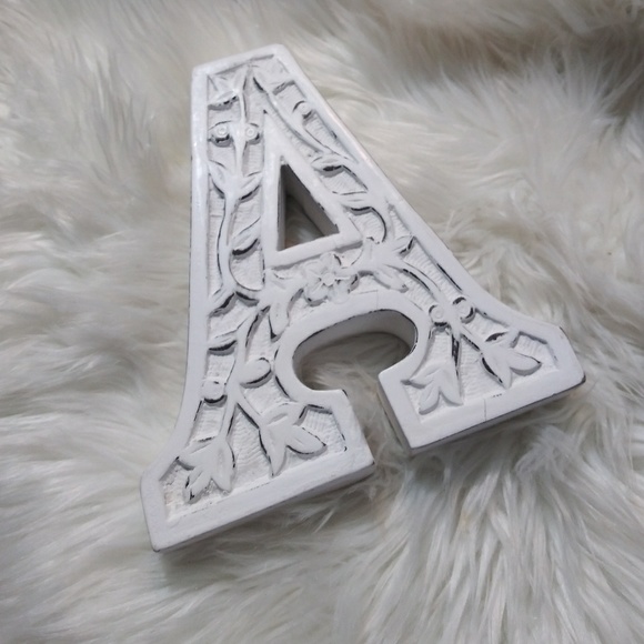 Artisan Ny Other - Artisan NY  Rustic white home decor letter A